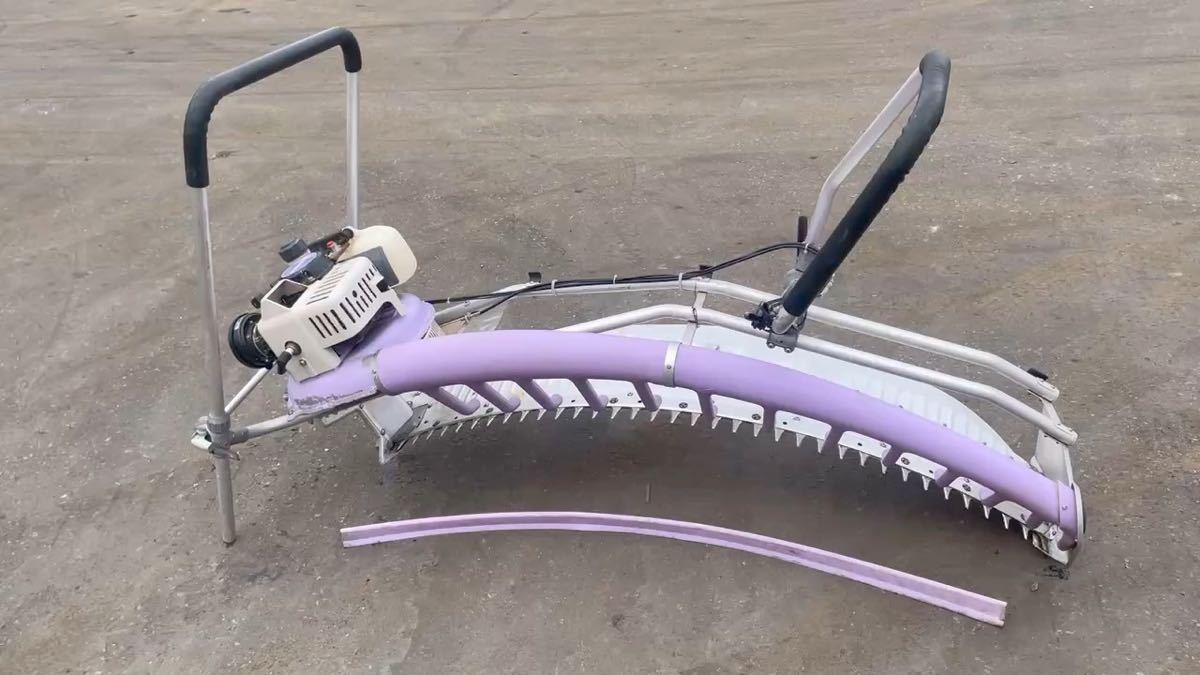 兵庫県発 Kawasaki 茶刈機 摘採機 茶摘み機 大型剪枝機 刈ナシ