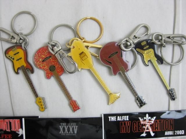 同梱可】中古品 アーティスト THE ALFEE ギターキーホルダー EMOTION