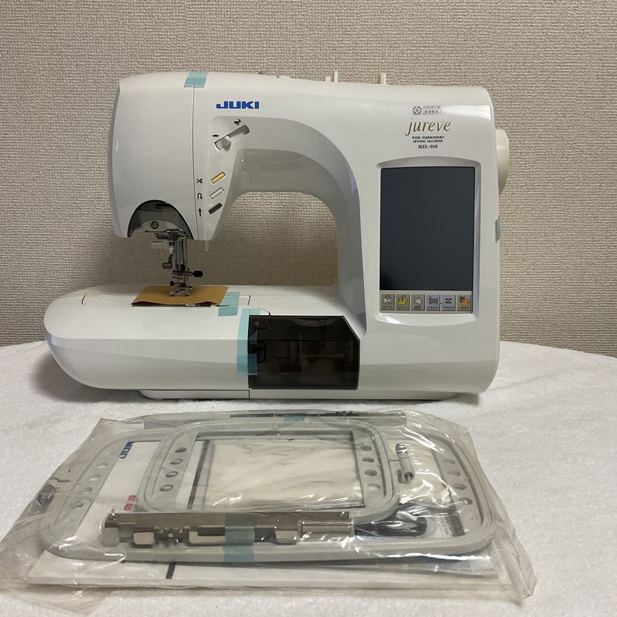 未使用品/美品】JUKI HZL-010 JUREVE コンピュータミシン 付属品多数 