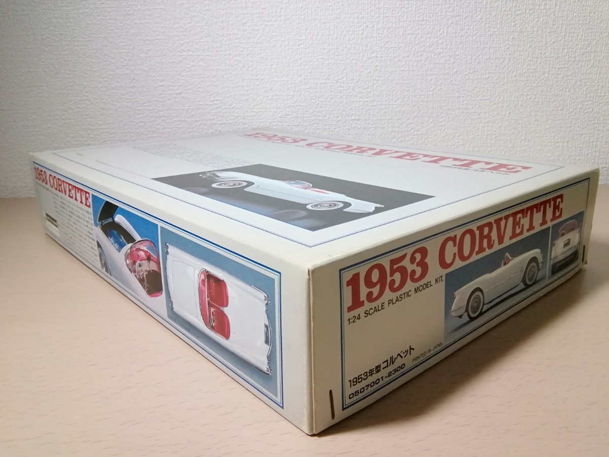 バンダイ・モノグラム】 シボレー コルベット 1953年型 1/24 未組立品 