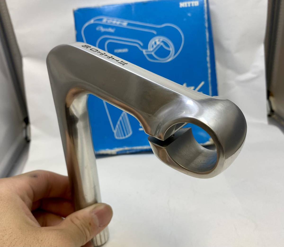 【未使用品】日東 65 クリスタルフェロー　100mm ニットー nitto sim works blue lug ピスト_1