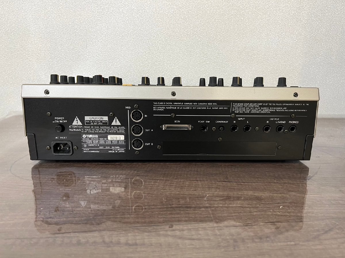 △6632 現状品 楽器・器材 リズムマシン YAMAHA RS7000 ヤマハ ソフト 
