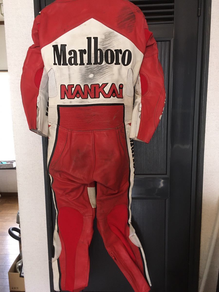 皮つなぎヤマハ 革ツナギ レーシングスーツ ナンカイ レザースーツ (M