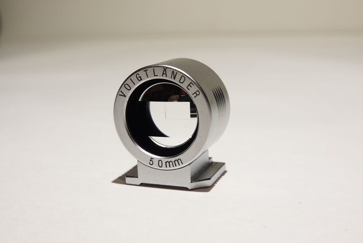 フォクトレンダー Voigtlander 50mm View Finder シルバー ビュー ファインダー 外部 外付け