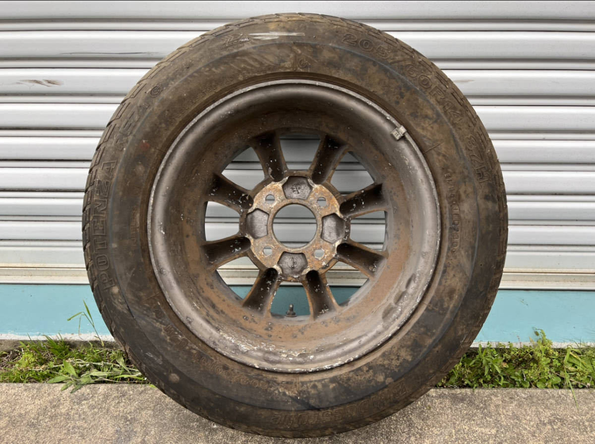 ワタナベホイール Aタイプ 2本セット 114．3 4穴 7J S30Z S31Z 