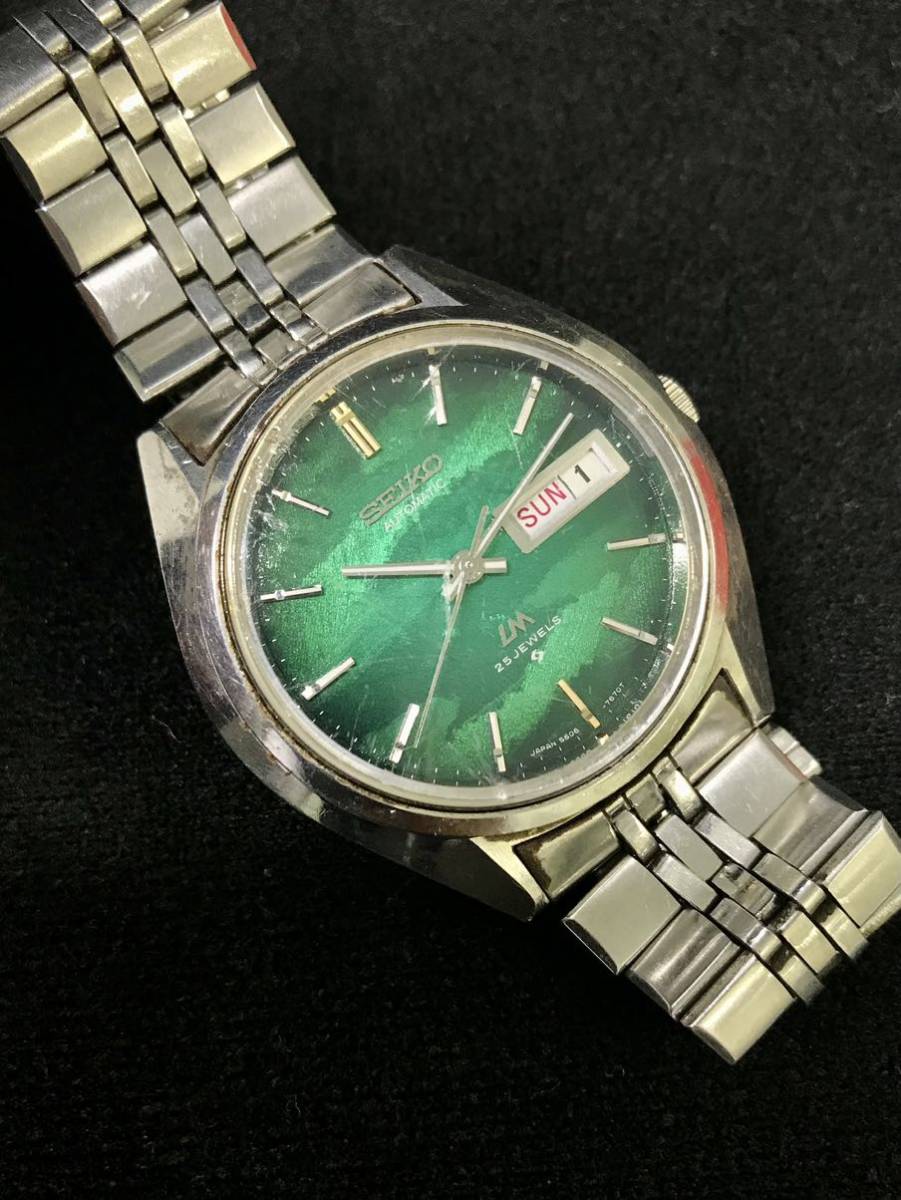 D599-1☆【稼働品】SEIKO セイコー LM 5606-7192 25石 自動巻 メンズ 