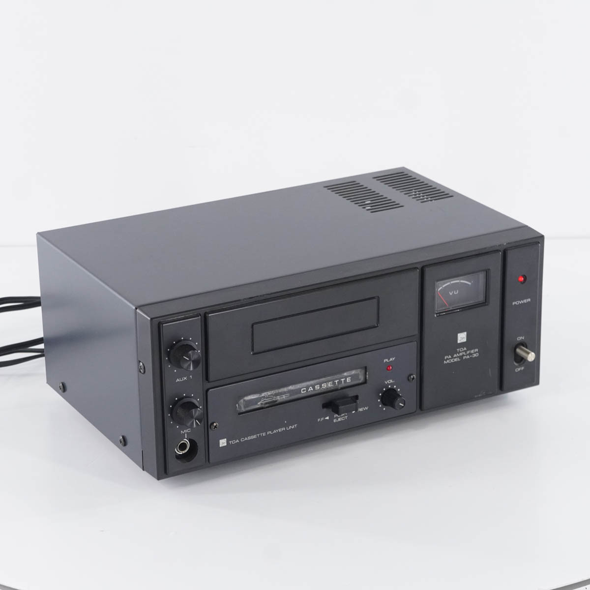 [PG]USED PA-30 TOA PA AMPLIFIER CASSETTE PLAYER UN...[04433-0019]