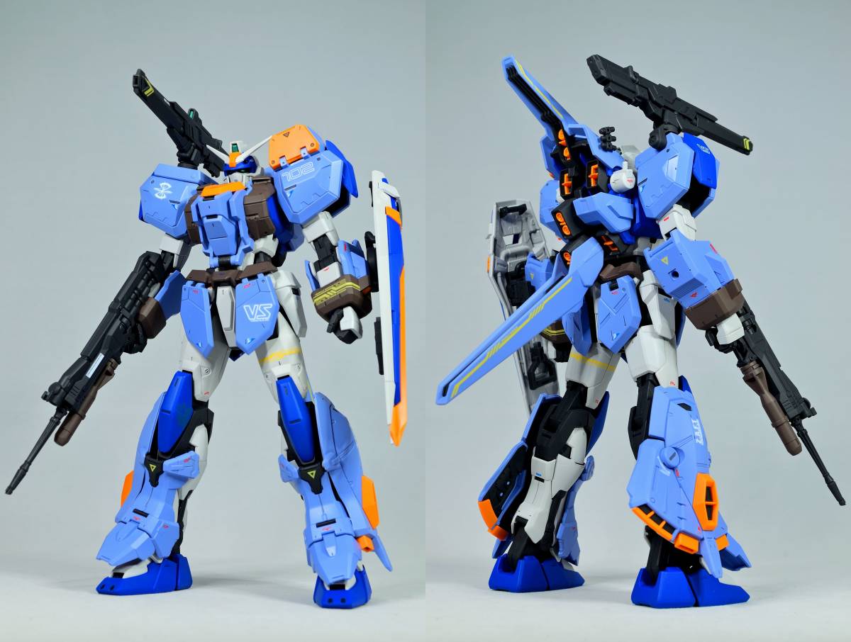 MG GAT-X102 DUEL GUNDAM ASSAULTSHROUD 全塗装・完成品 デュエル
