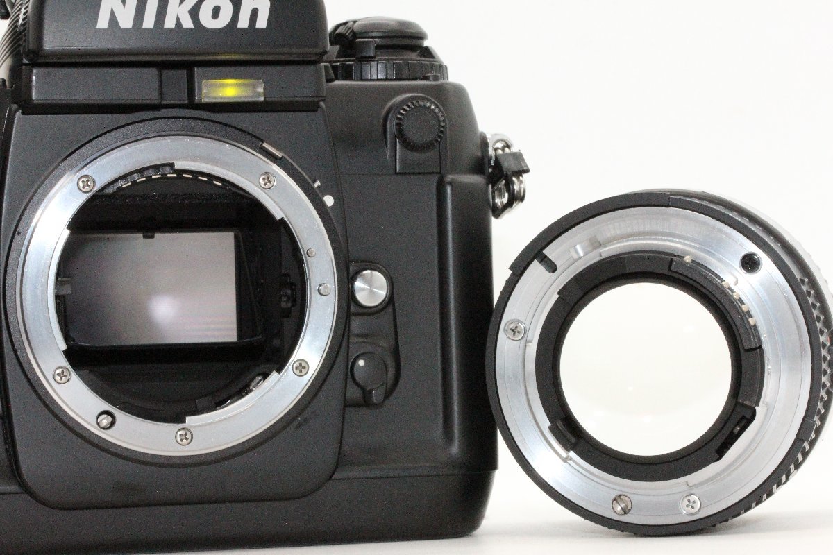 Nikon F4 ボディ 液晶漏れあり 美品 おまけ付　junk セール Nikon F4 プロ機 AF Nikkor 50mm f1.4 プレビュー鳴きなし