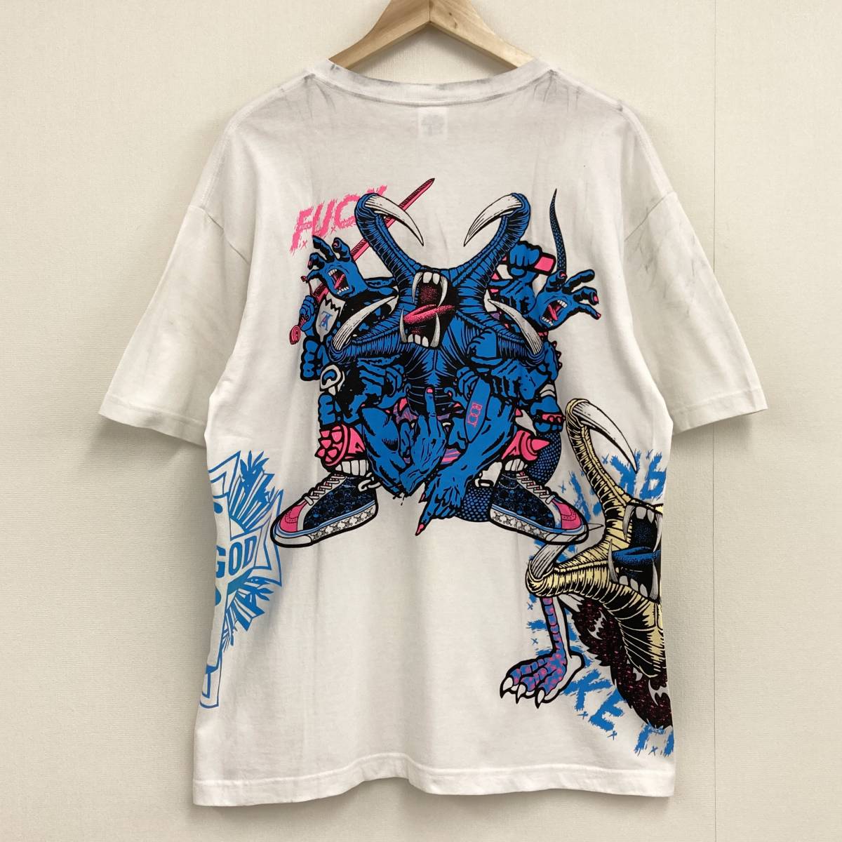 BOOT COUTURE ゲロ魔神 Tシャツ ホワイト 白 XLサイズ ブート 
