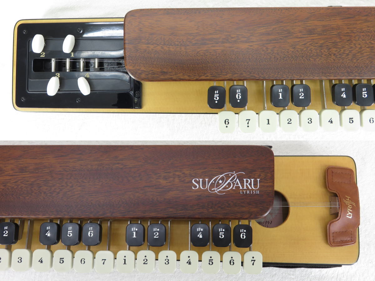 送料無料 ライリッシュ(LYRISH)「SUBARU/スバル」大正琴 ケース付