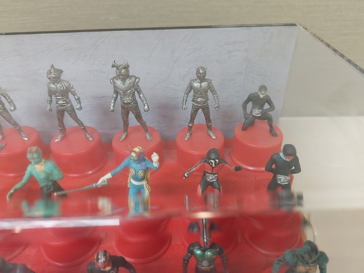 ペプシ 仮面ライダー ボトルキャップ フィギュアまとめてセット ケース 