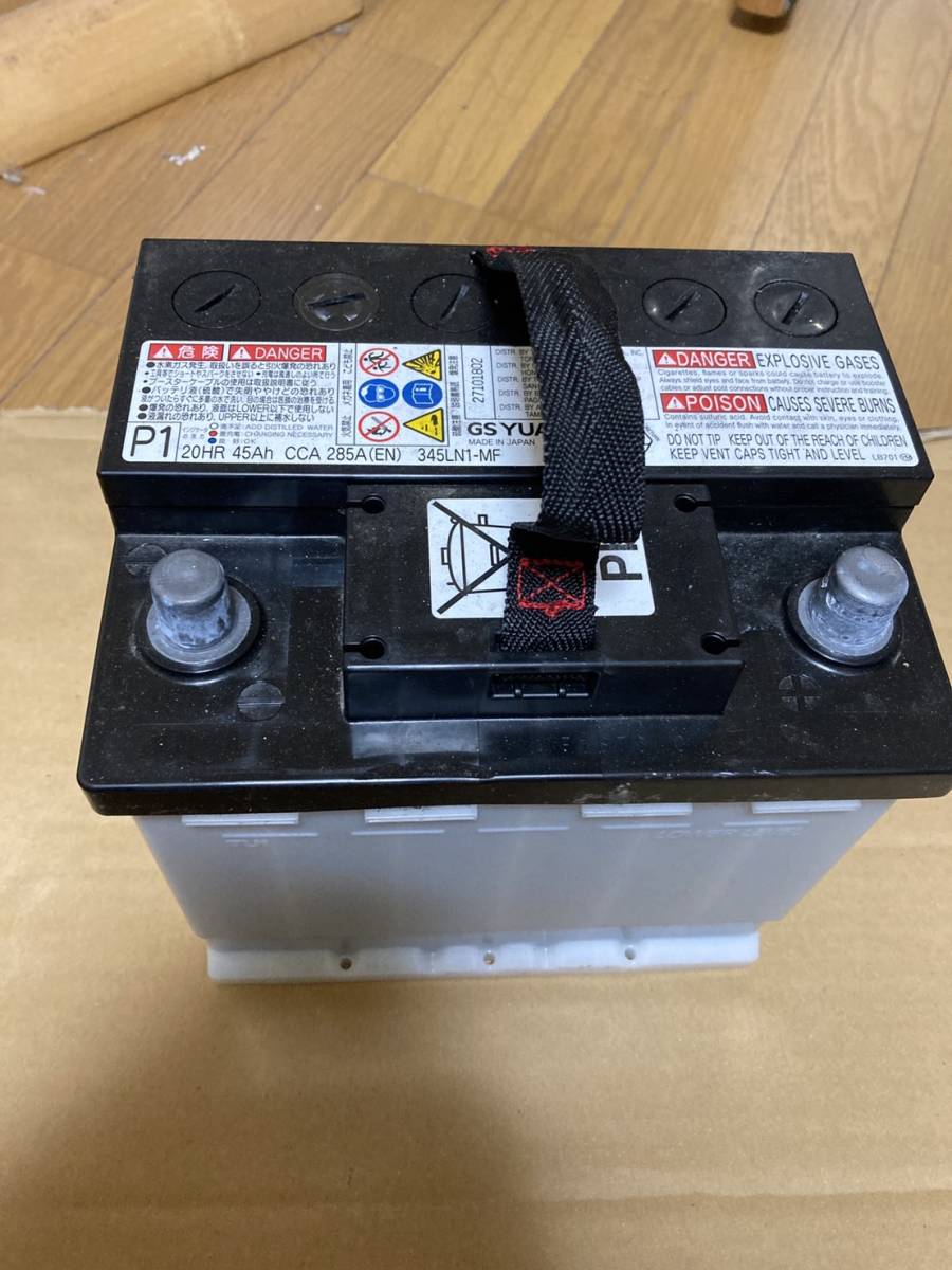 ２０２０年製 ＧＳユアサ ３４５ＬＮ１ーＭＦ ハイブリット用 補器バッテリー 50プリウス アクア クラウンHV 日本製 欧州車
