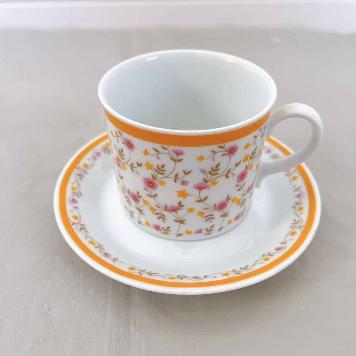 F□Noritake ノリタケ カップ&ソーサー 3客セット デミタスカップ 
