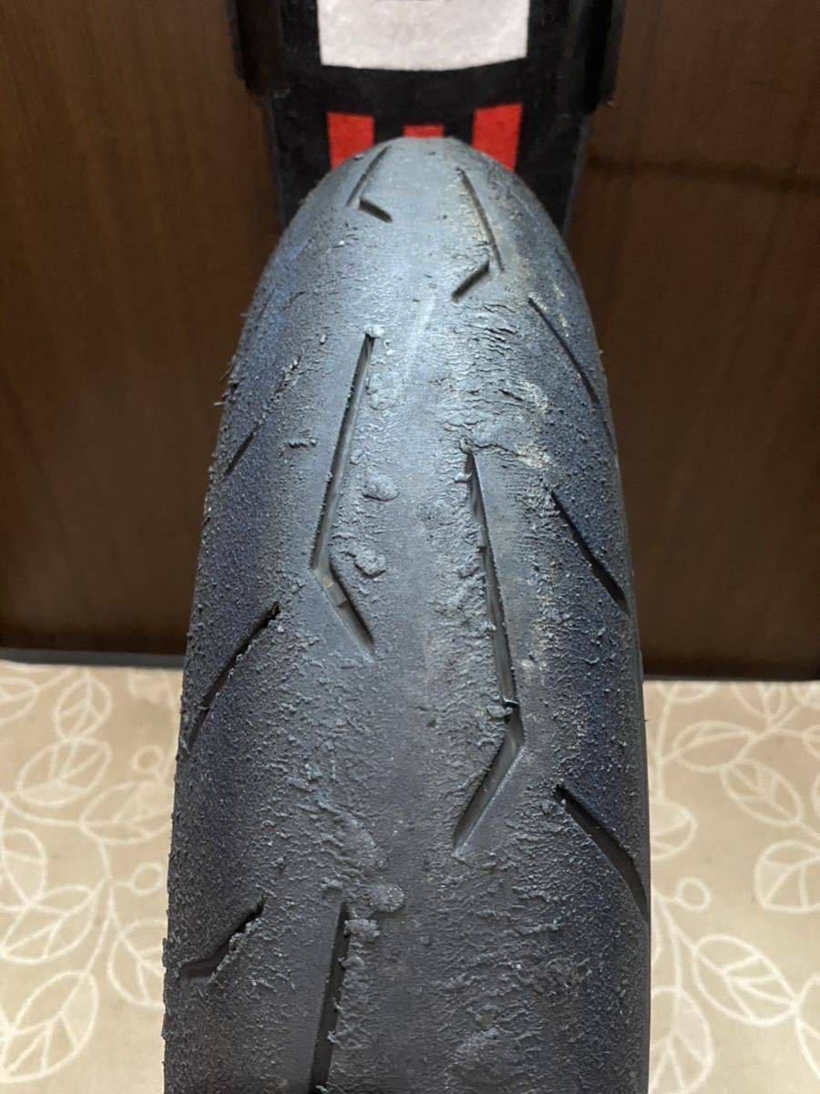ピレリロッソⅣコルサ(未使用品) 中古MCタイヤ 2022年製造 PIRELLI DIABLO ROSSO CORSA 120/70ZR17
