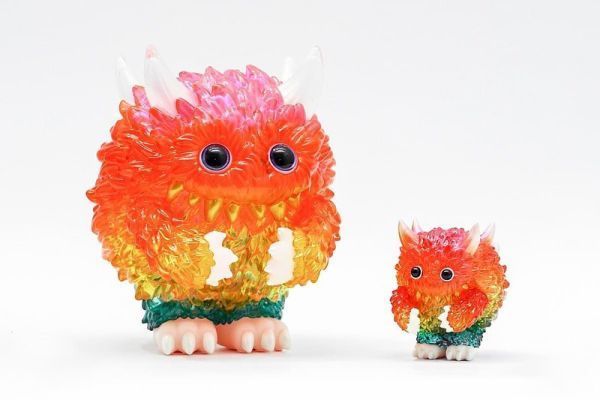 INSTINCTOY Monster Fluffy & Fluffy Sunrise Crear Paradise Toy 限定色 モンスターフラッフィー popmart inc molly muckey