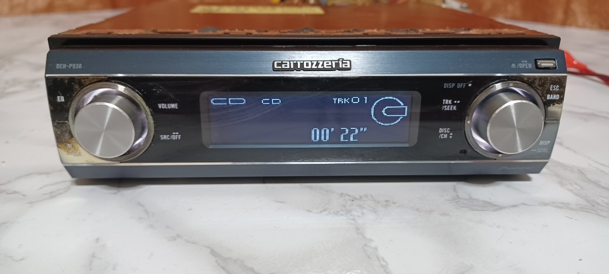 カロッツェリア DEH-P930 CDプレーヤー 1DIN 銅メッキボディ