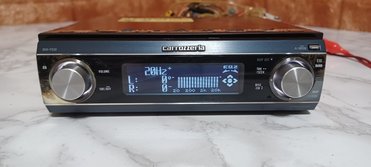 カロッツェリア DEH-P930 CDプレーヤー 1DIN 銅メッキボディ