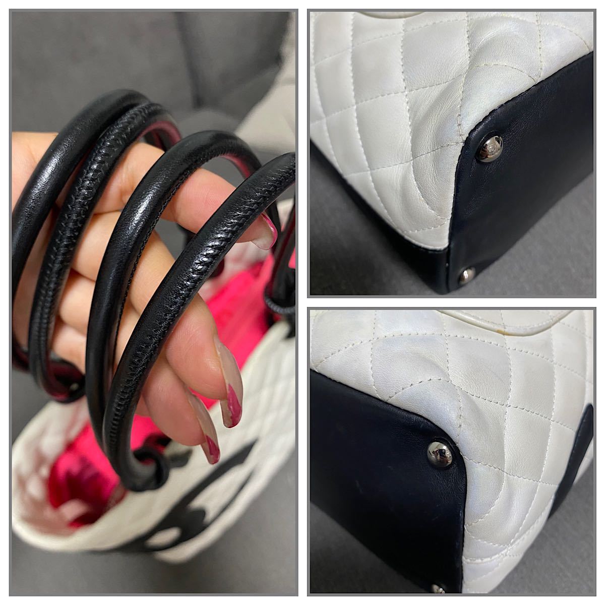 CHANEL シャネル カンボンライン トートバッグ ココマーク ロゴ  