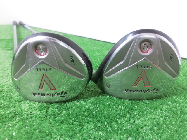 ♪Taylor Made テーラーメイド V Steel 3W/5W フェアウェイウッド 2点
