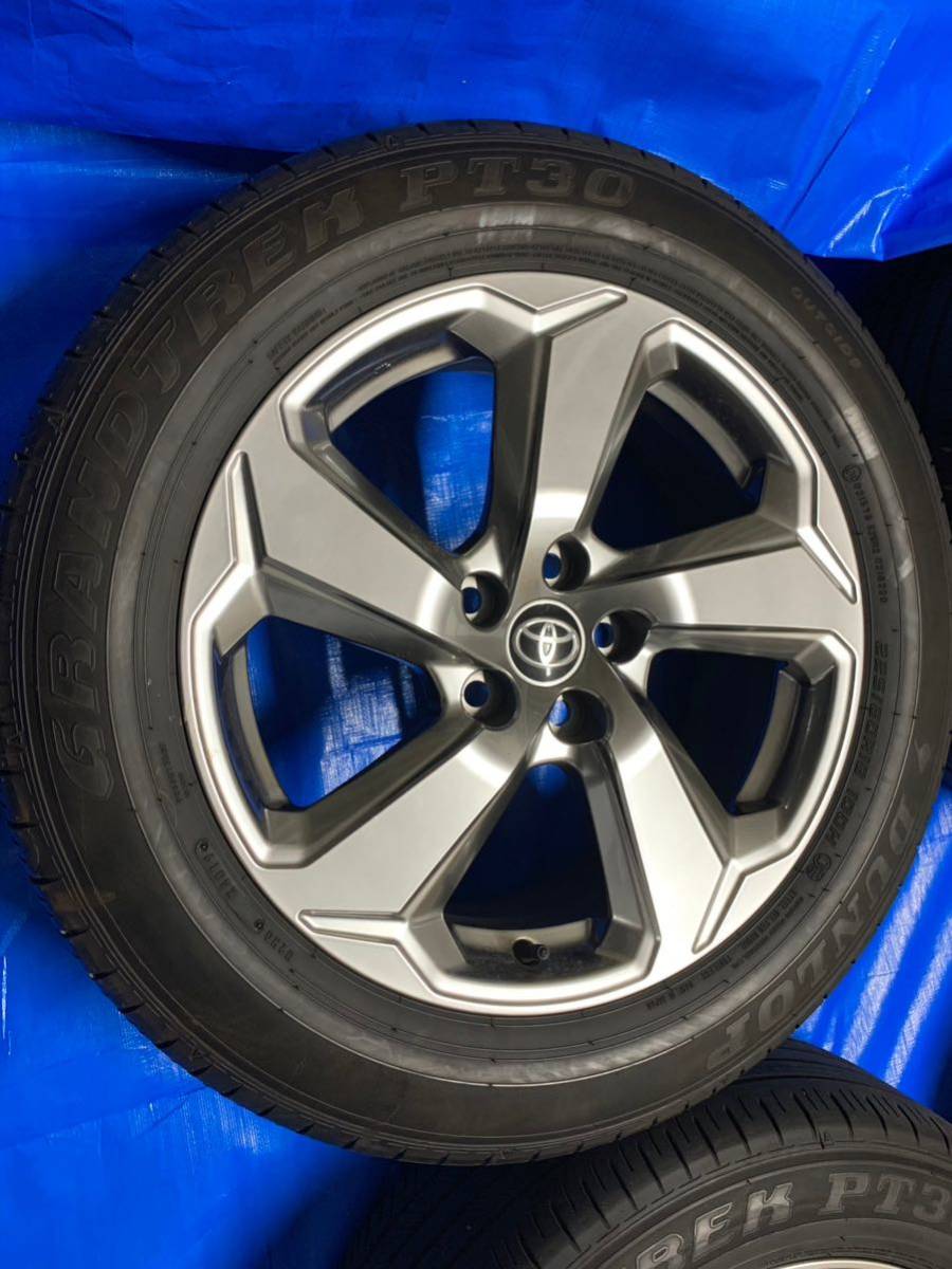 トヨタ RAV4 純正ホイール&タイヤ 4本セット 18インチ7J 5-114.3 