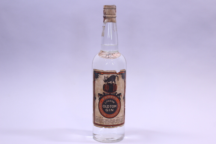 p-1043　未開栓古酒　BOORD'S LONDON OLD TOM GIN ボーズ ロンドン ドライ ジン ティンキャップ