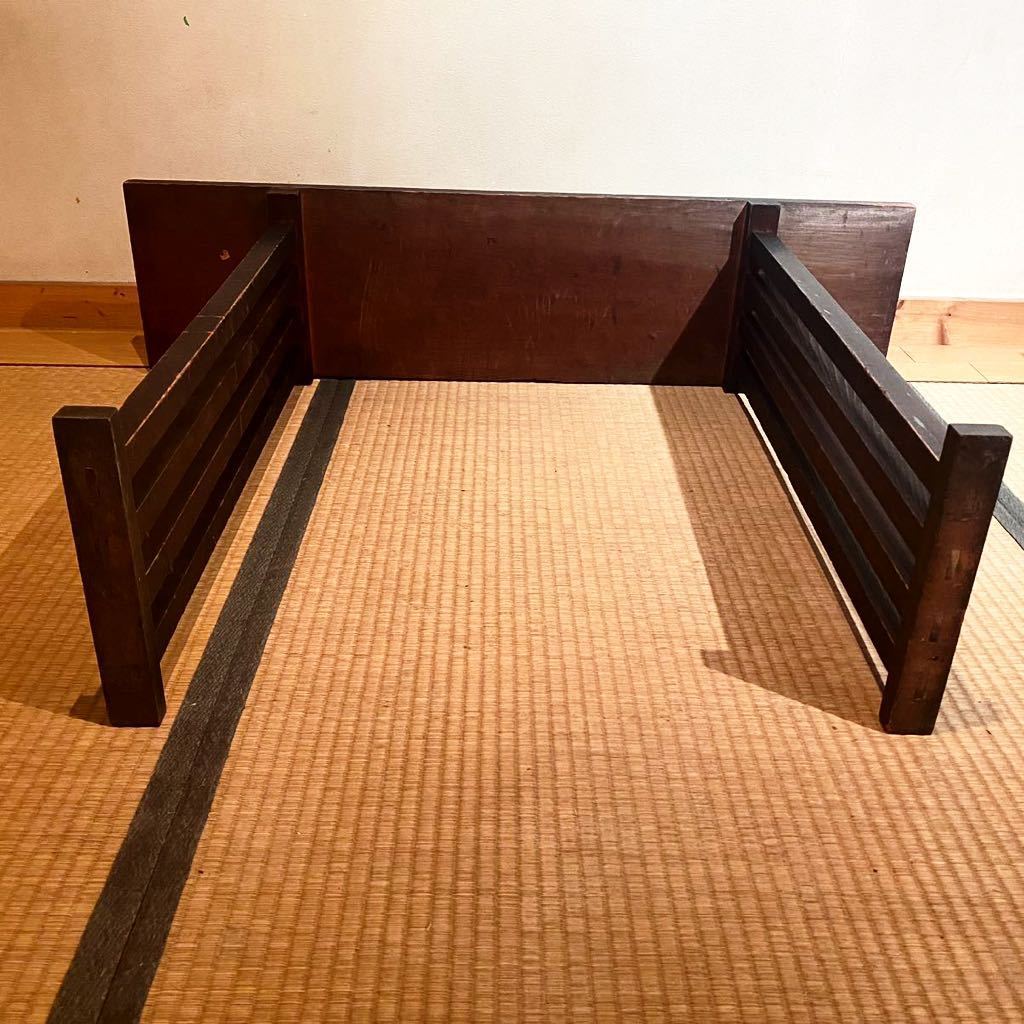 八足台 供物台 神具 八脚案 神道 神徒壇 八足卓使用品 レトロ アンティーク ビンテージ 祭礼具 木工芸 79cm×106cm×30.5cm 神前式 _6