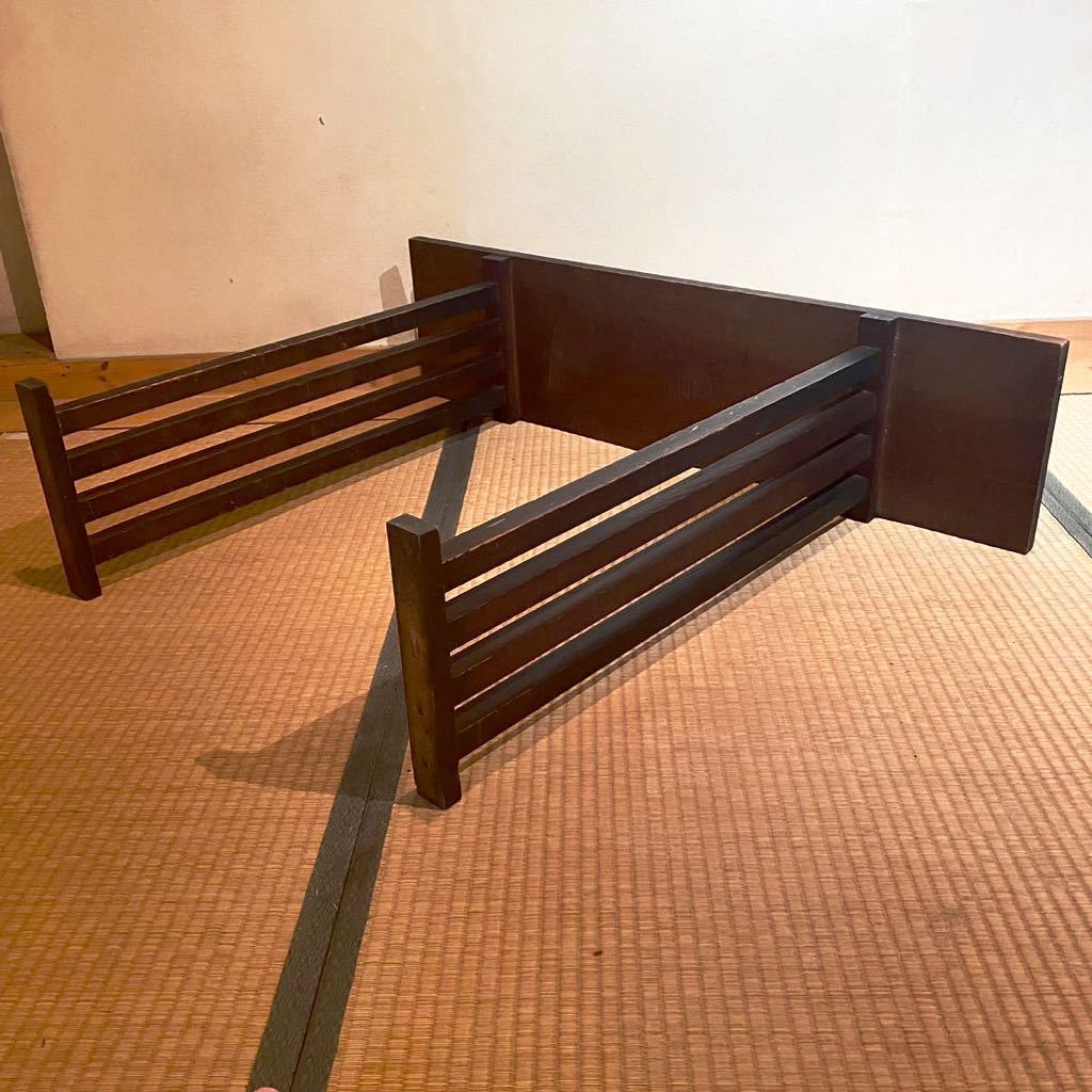 八足台 供物台 神具 八脚案 神道 神徒壇 八足卓使用品 レトロ アンティーク ビンテージ 祭礼具 木工芸 79cm×106cm×30.5cm 神前式 _8