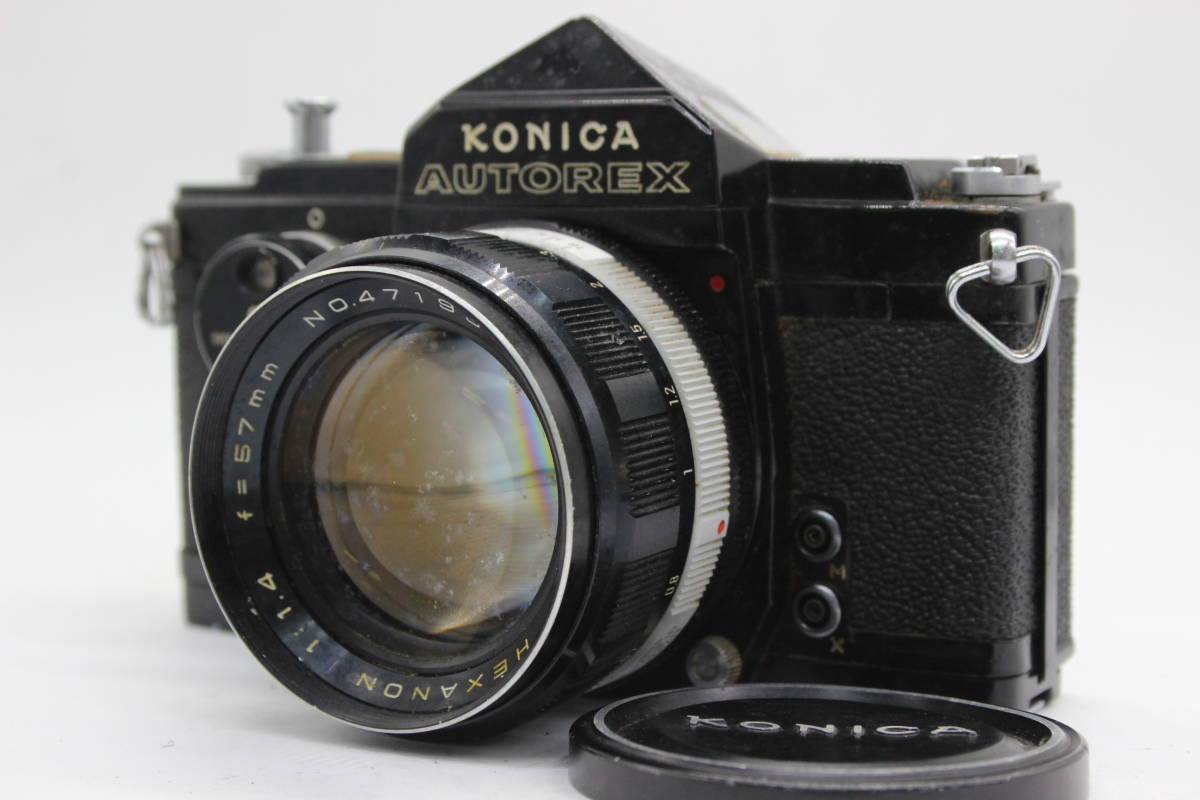 訳あり品】 コニカ Konica Autorex ブラックボディ Hexanon 57mm F1.4