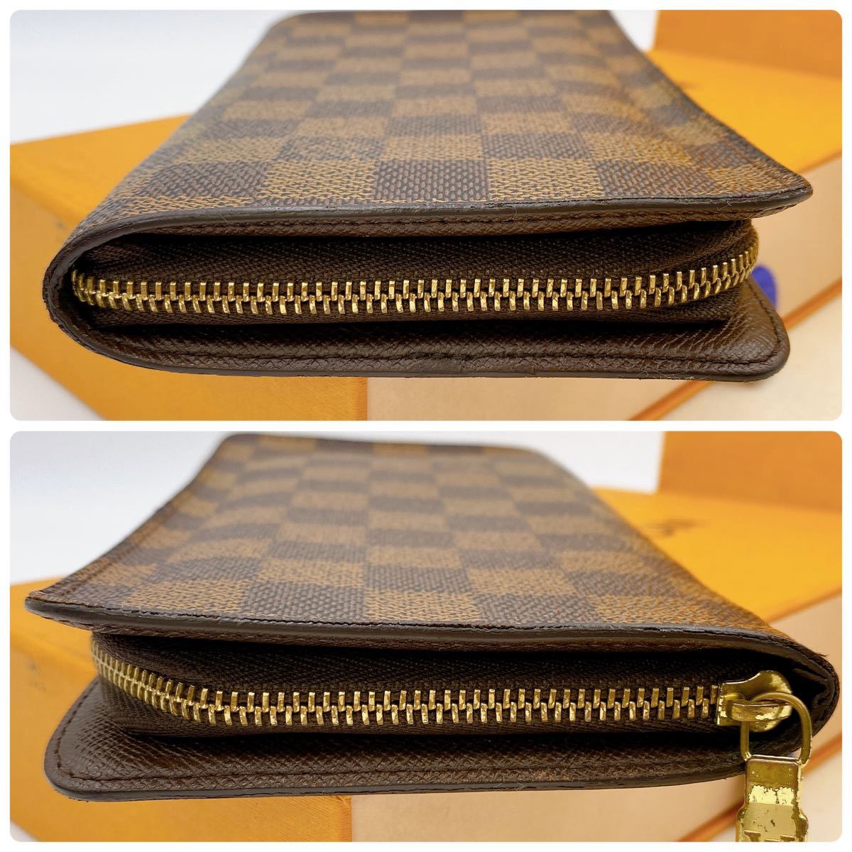 A1815【美品】LOUIS VUITTON ルイヴィトン ダミエ ポルトモネジップ 