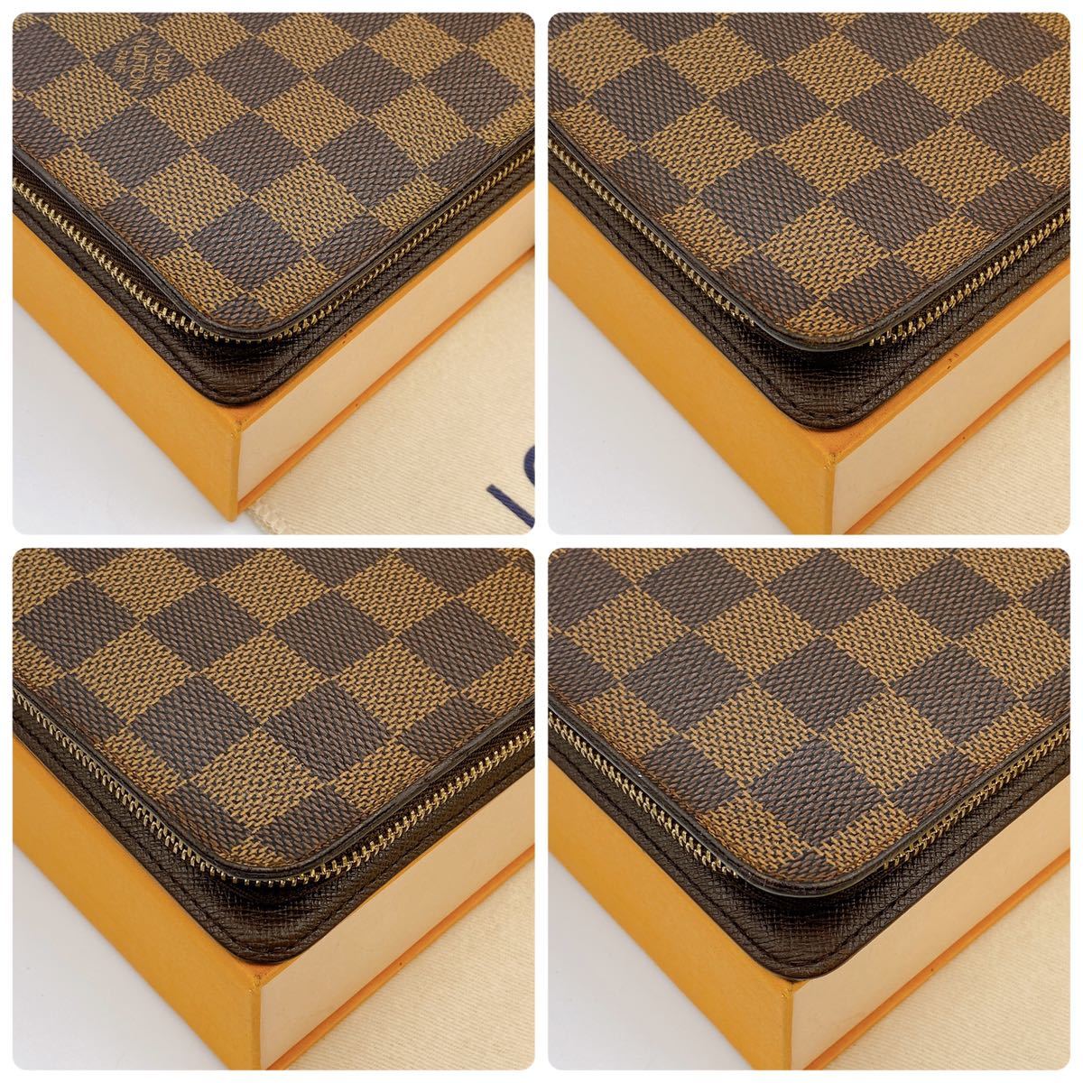 A1815【美品】LOUIS VUITTON ルイヴィトン ダミエ ポルトモネジップ 