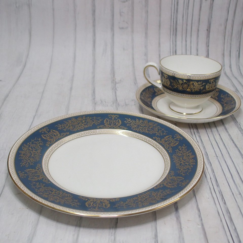m002 hako5 【2 希少 ウェッジウッド WEDGWOOD COLUMBIA コロンビア 黒