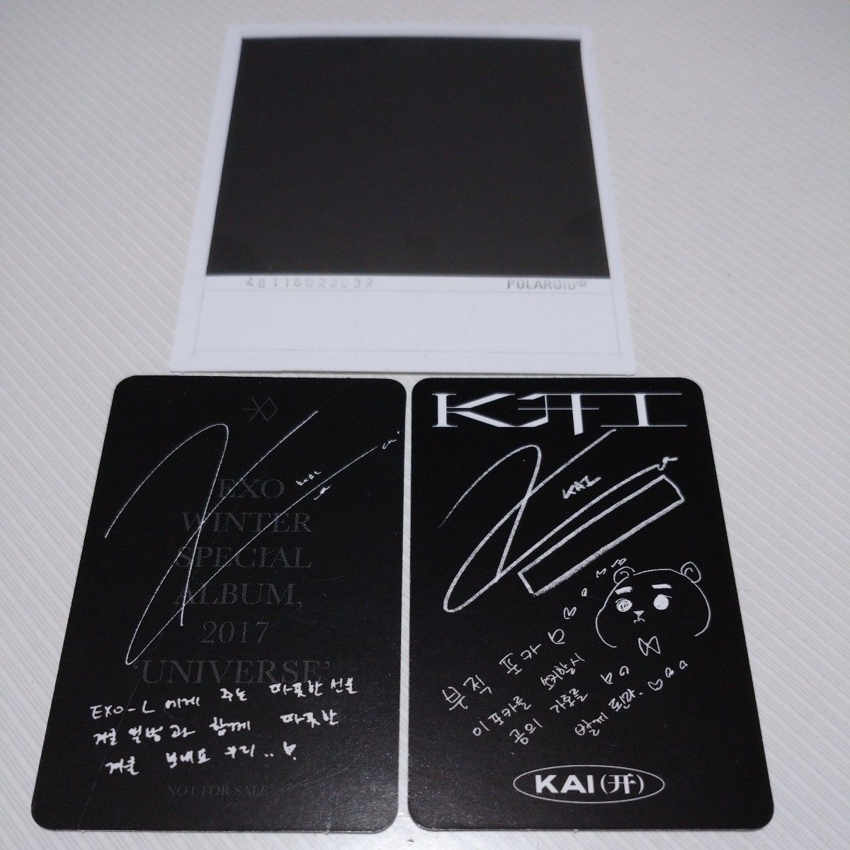 EXO カイ KAI Peaches トレカ ポスター ポストカード ポラロイド