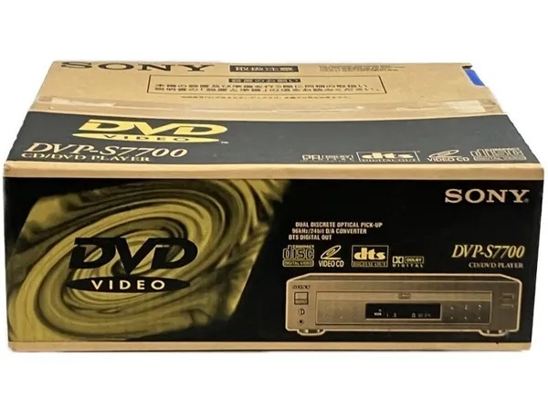 動作品＞SONY DVP-S7700 DVDプレーヤー+リモコン付き SONY CD⁄DVD