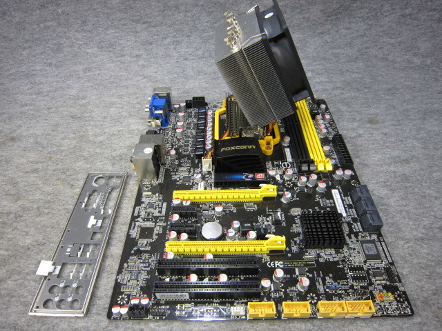 ◇中古マザーボード AM3 FOXCONN A9DA/CPU AMD Phenom2 CPUクーラー I
