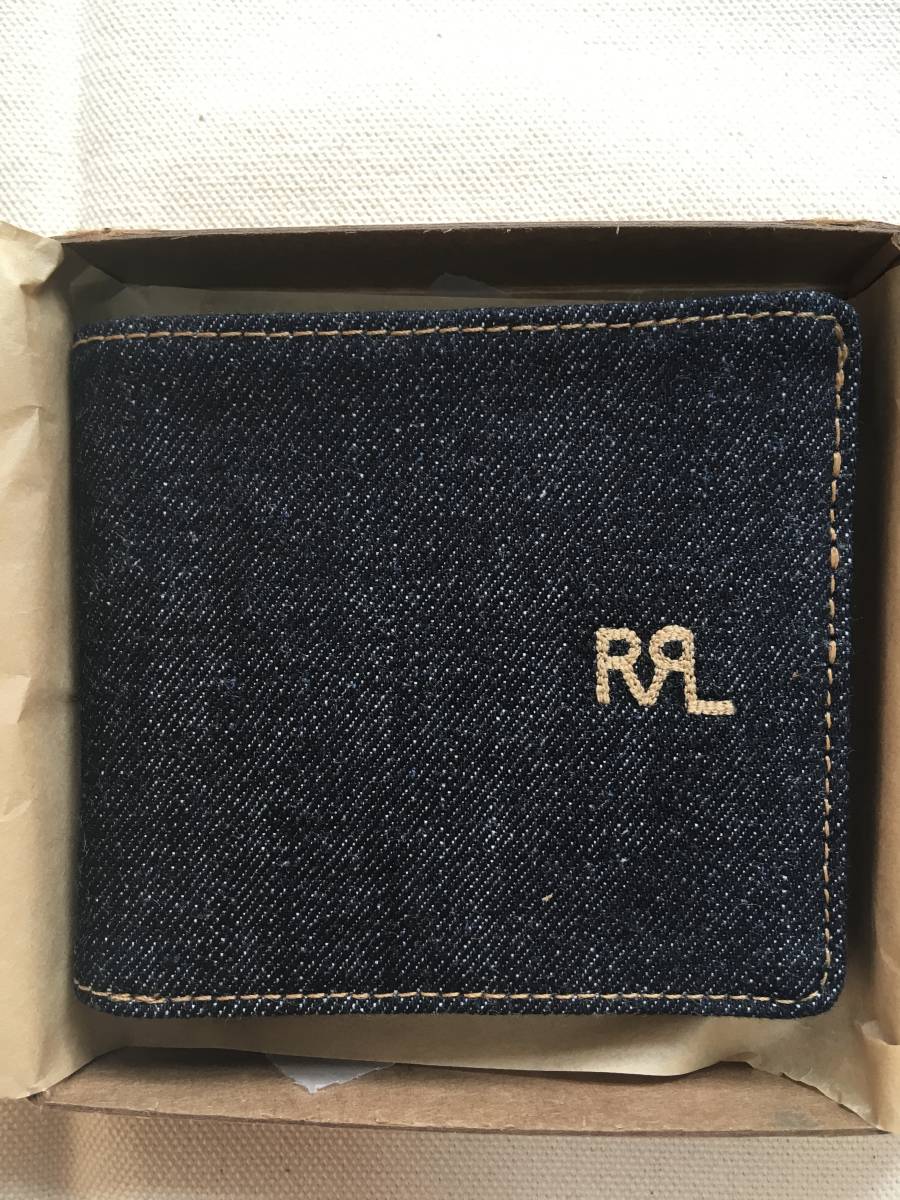 希少 RRL DENIM 財布 ダブルアールエル デニムウォレット 