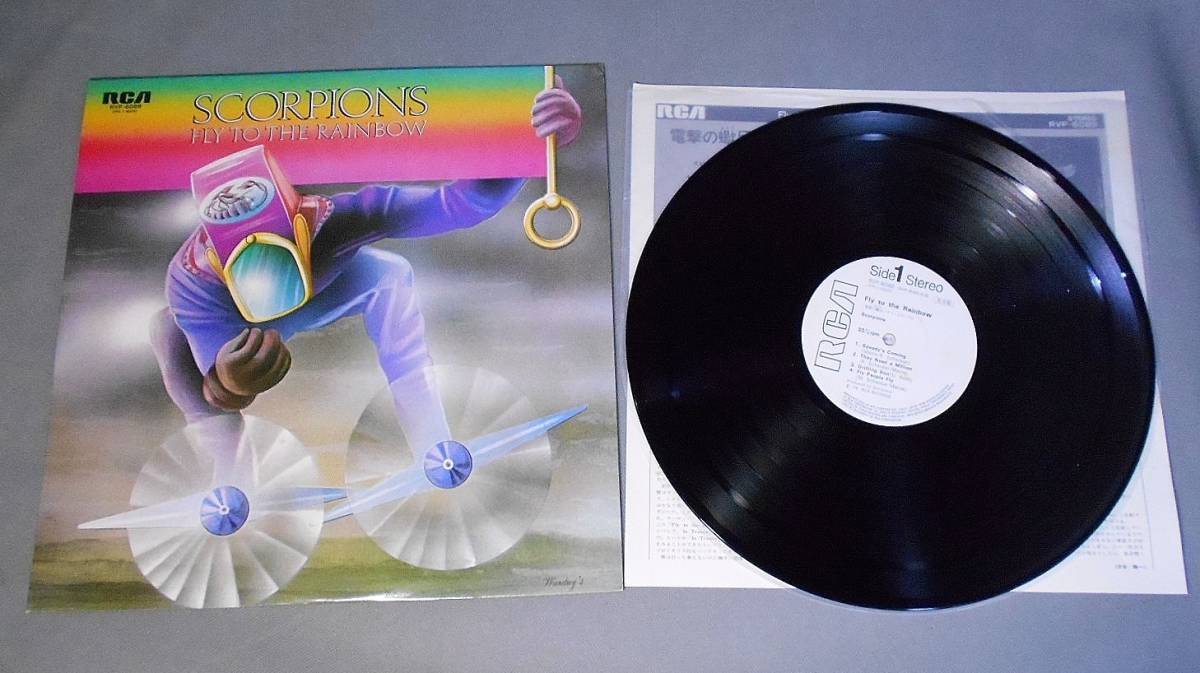 日本ファースト　スコーピオンズ　見本盤　白レーベル　非売品