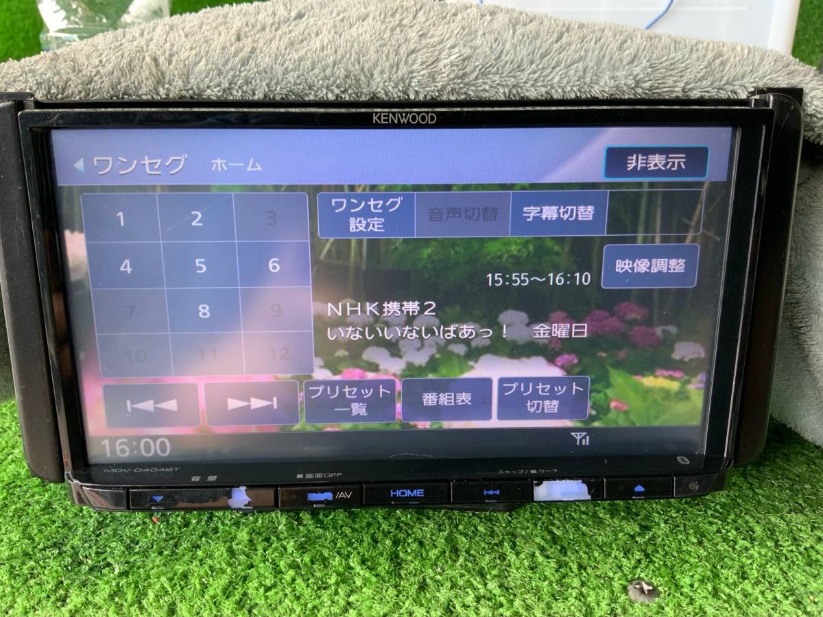 KENWOOD KENWOOD ケンウッド メモリーナビ MDV-D404BT CD/SD/DVD/USB 