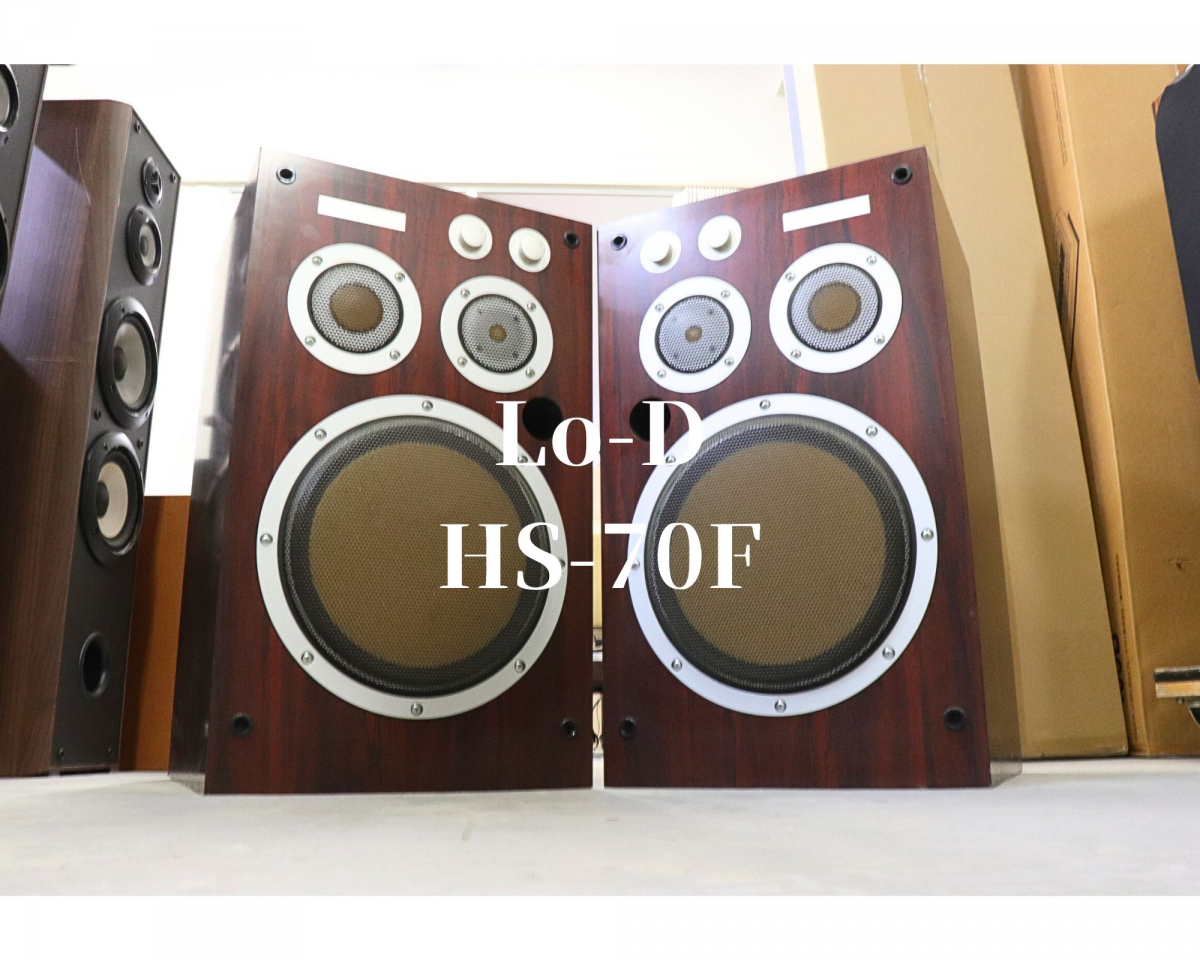 最高潮 Lo-D HS-70F 3WAY フロア型 スピーカーペア バスレフ方式
