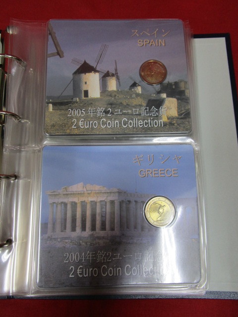 6905】☆ 2ユーロ記念貨コレクション 8か国 14枚 ☆ アルバム入り