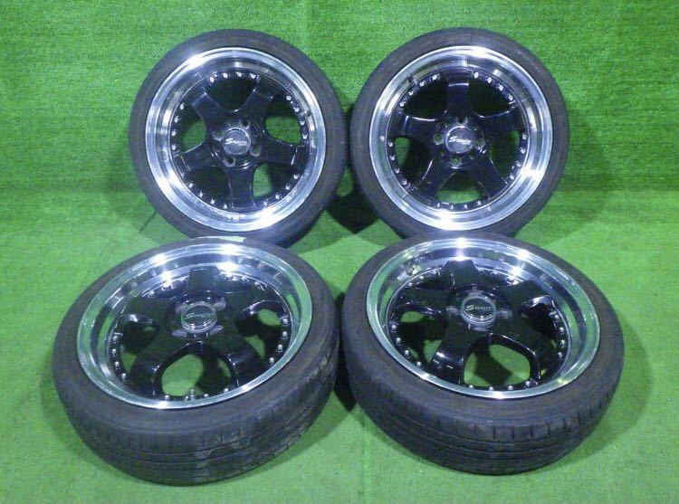 ①ボルボ 純正 18インチ 7.5J +50 5H PCD108　2本　美品 ステルスレーシング RACING RED LINE CRAFTS STAELTH STEALTH PROGRESS