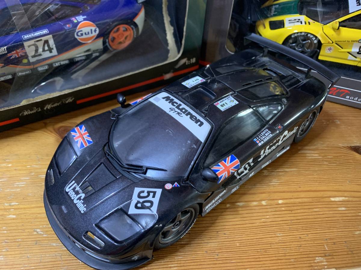 UT Models UTモデルズ　1/18 McLaren F1 GTR Le Mans 1995 #59 Winner #51 3rd #24 4th　マクラーレン　ルマン3台セット　関谷正徳_3