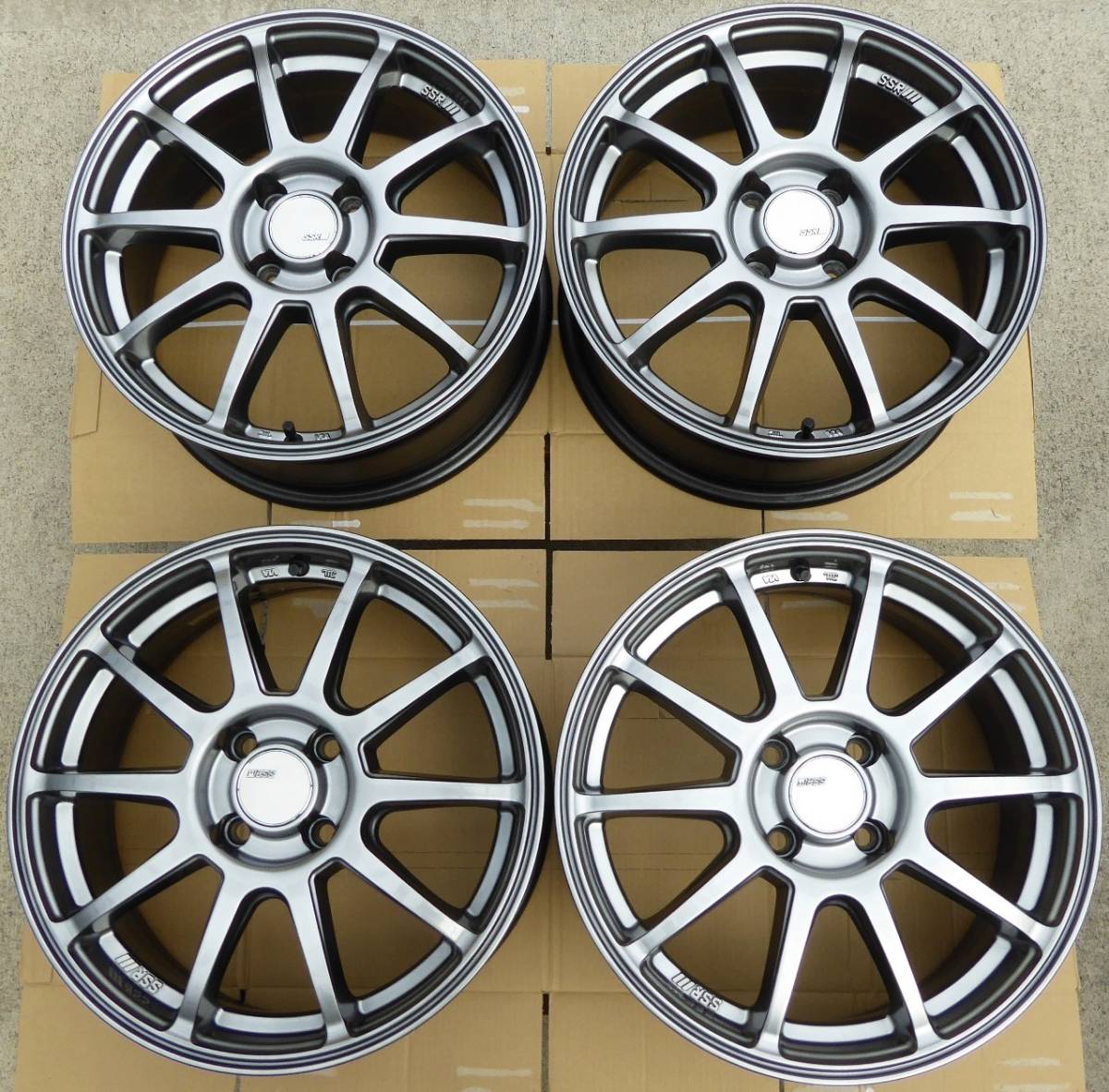 ■ＳＳＲ ＧＴＶ０２ 16x6.5J+42 PCD100 4H■フィット ノート ヤリス ヴィッツ等