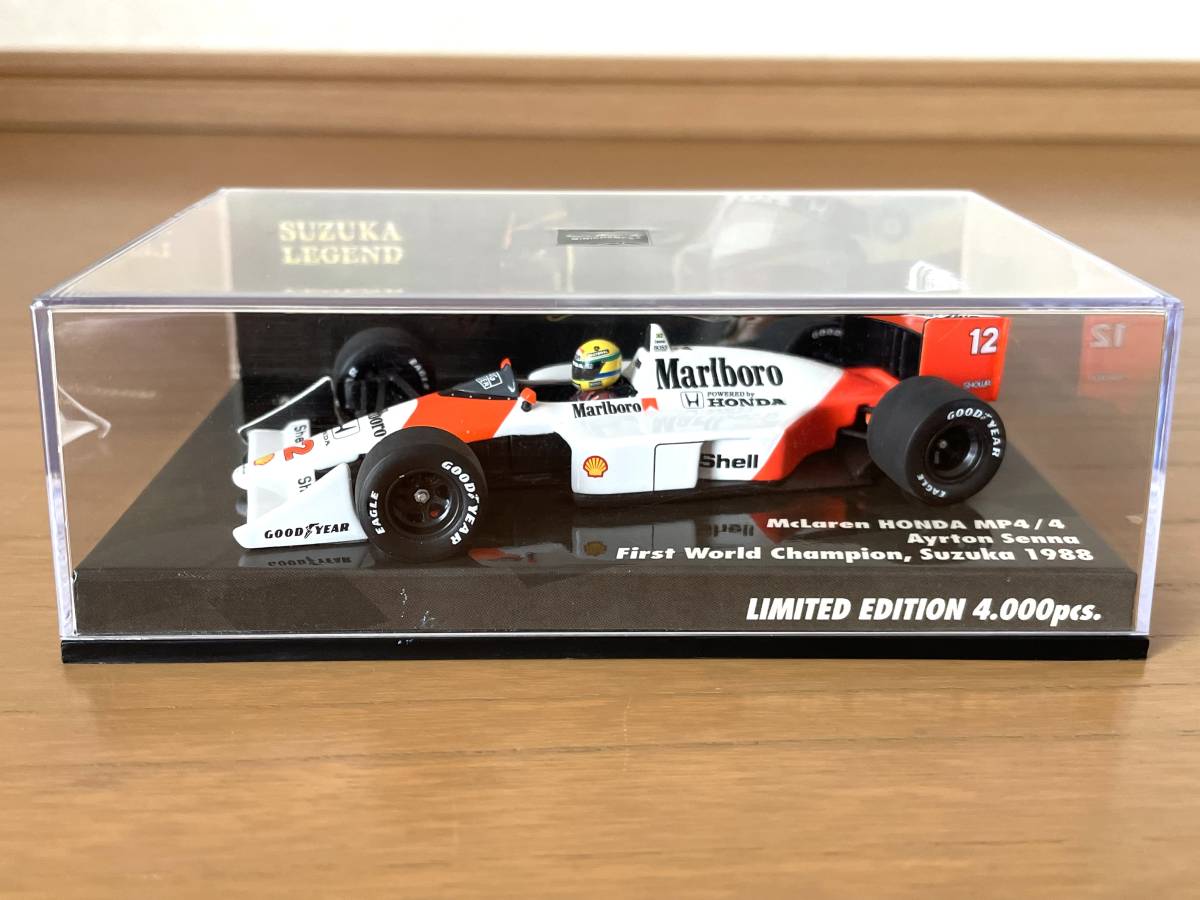 定番，100%新品 1/43 マクラーレンホンダ MP4/4 セナ SUZUKA LEGEND ミニカー タバコ仕様(レーシングカー)｜売買されたオークション情報、yahooの商品情報をアーカイブ公開 - オークファン レーシングカー