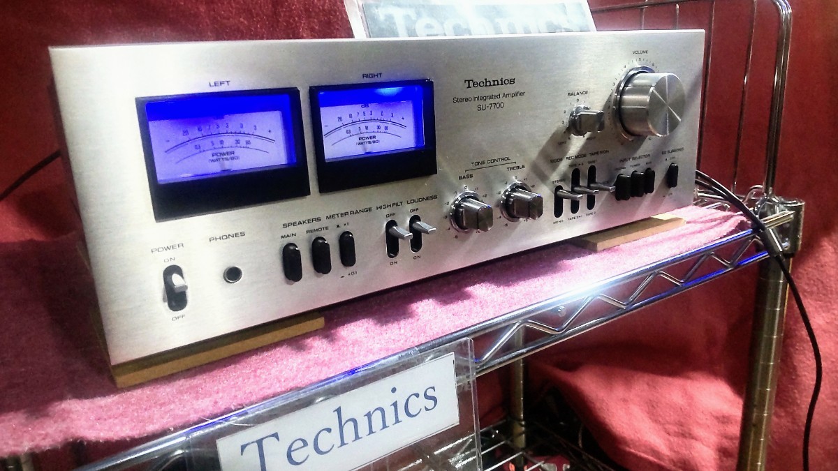 整備済み Technics SU-7700 プリメインアンプ ブルー テクニクス SU-7700 プリメインアンプ SU-7700Ⅱ Technics ブルー
