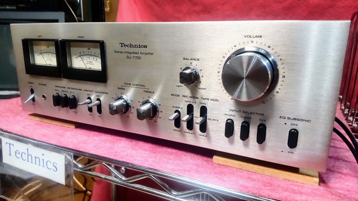 テクニクス SU-7700 プリメインアンプ SU-7700Ⅱ Technics ブルー