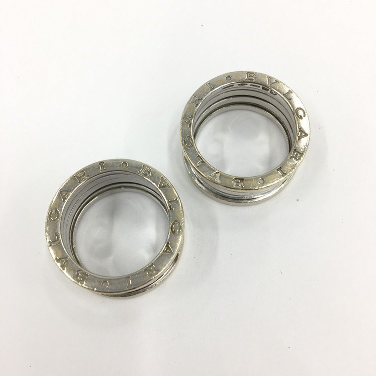 【BFAX3043】BVLGARI　ブルガリ ビーゼロワン リング 総重量13.5g 750刻印　56サイズ　57サイズ　刻印入り