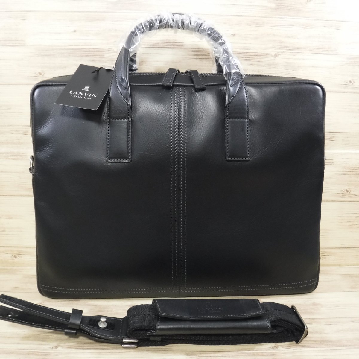 HERZ ヘルツ 二本手ビジネスバッグ(M) キャメル レザー ブリーフケース