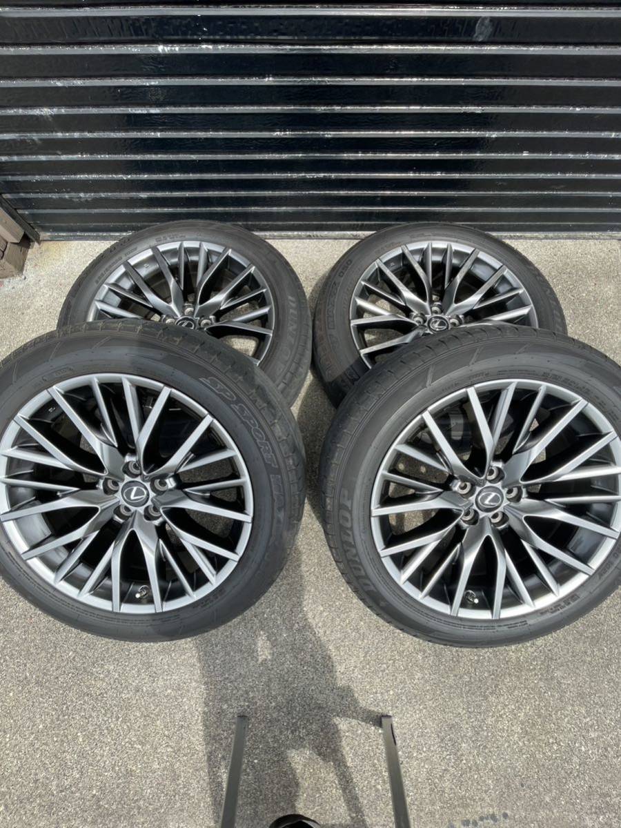 レクサス純正ホイール付タイヤ4本セット 235/55 20インチ Fスポーツ いい 