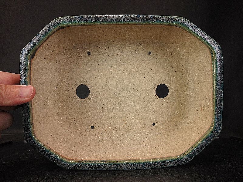 福娘 釘彫り 鴻陽／相羽鴻陽 外径377㎜ 空均釉